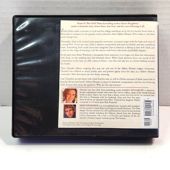2/$20💥 Karen Kingsbury FIFTEEN MINUTES Audiobook Unabridged - Picture 3 of 9